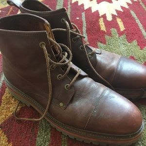 Vince Camuto Men's Oxblood Leather Boots